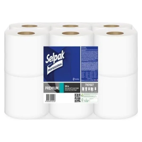 Selpak Professional Premium İçten Çekmeli 120 m 12'li Tuvalet Kağıdı