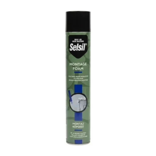 Selsil 750 ml 845 gr Poliüretan Montaj Köpüğü