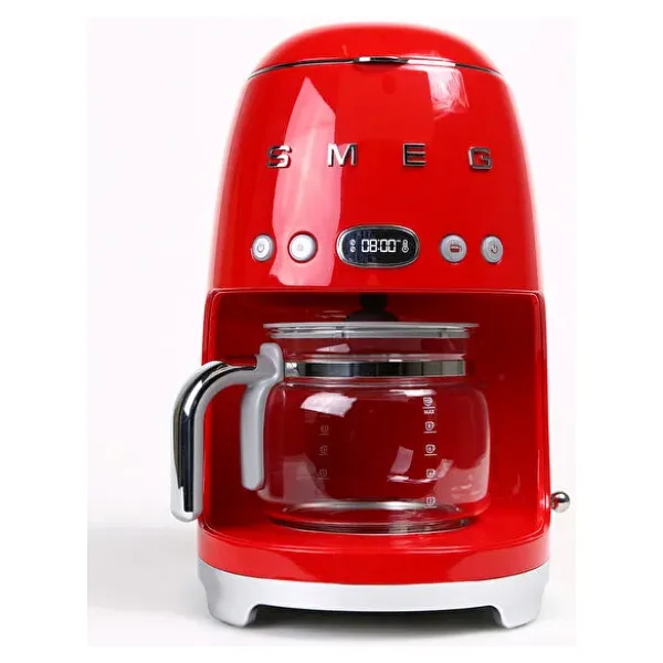 Smeg DCF02RDEU Retro Kırmızı Filtre Kahve Makinesi