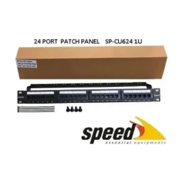 Speed SP-CU624 CAT6 24 Port Patch Panel