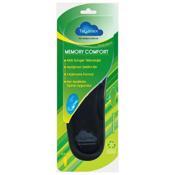 Tabanex Memory Comfort Erkek Tabanlık