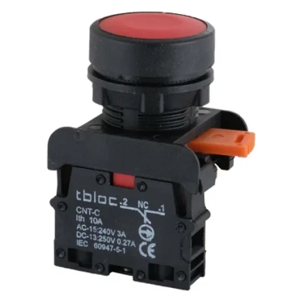 Tbloc PSR-1C Kırmızı Yaylı Stop Buton