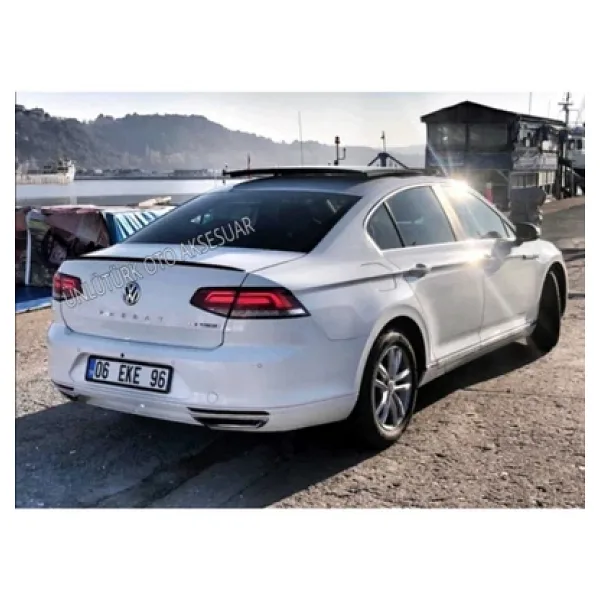 Vw Passat B8 Spoiler Bagaj Üstü Spoiler - Spoyler Piano Black