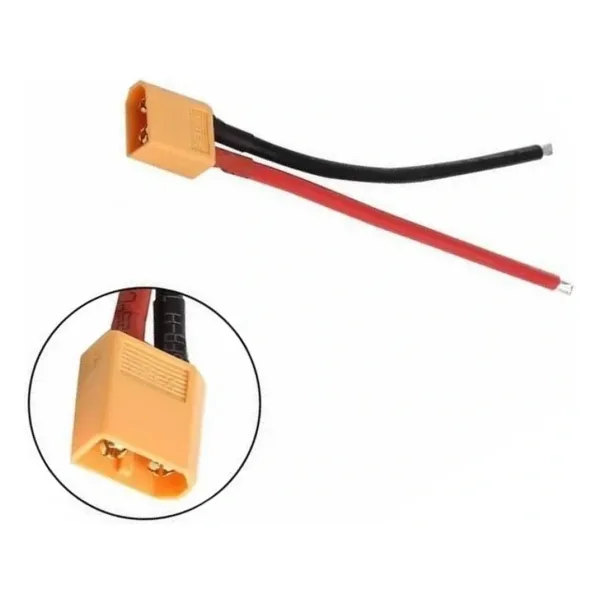 XT60 Erkek Lipo Pil Şarj Kablosu 10 cm