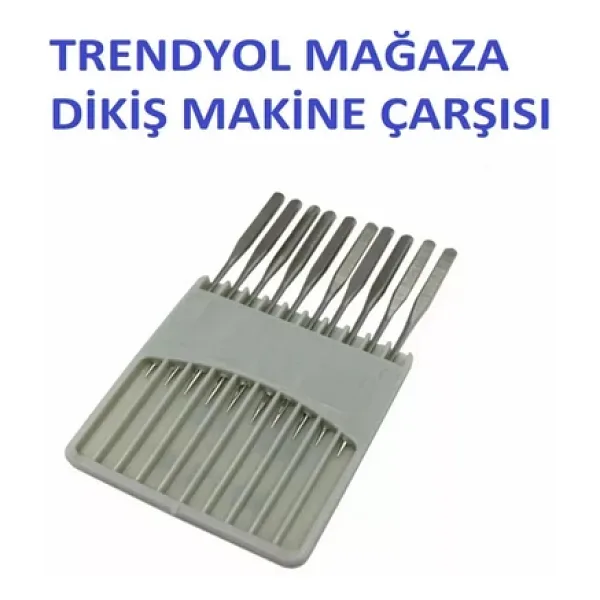 Zetina Singer Beko Bindallı Zenıth Ev Tipi Dikiş Makine Iğne 11/75 No Ince Kumaşlara (10 ADET)