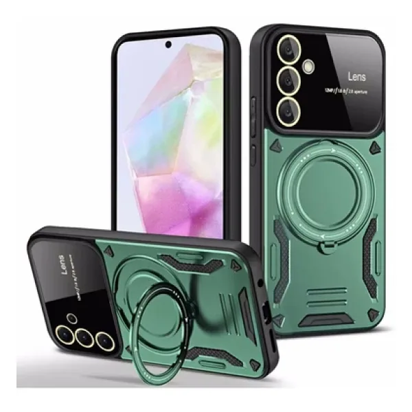 Zipax Samsung Galaxy A36 Kamera Korumalı Lensli Magesafe Standlı Azn-Joylens