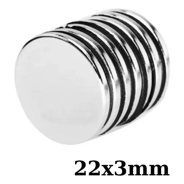22x3mm Neodyum Güçlü Mıknatıs - Neodim Magnet