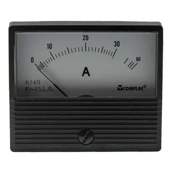 30A Analog Ampermetre - Panel Tipi Ölçü Aleti KLY-T670