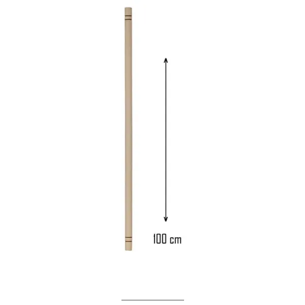 Ahşap 100 Cm Hamur Açma Şekillendirme Oklavası Royaleks-56041