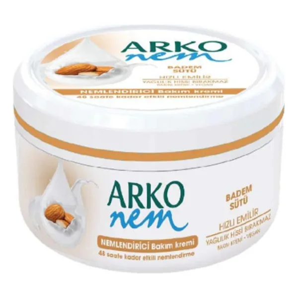 Arko Nem Badem Sütü Nemlendirici Bakım Kremi 300 ml