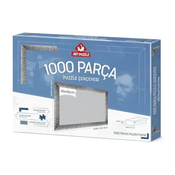 Art Puzzle 1000 Parça Demonte Puzzle Çerçevesi