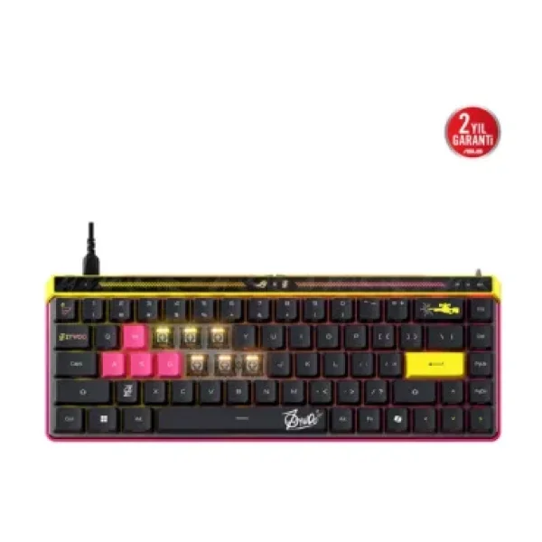 Asus ROG Falchion Ace HFX ZywOo Edition RGB %65 TKL HFX Magnetic Switch Kablolu Mekanik Oyuncu Klavyesi