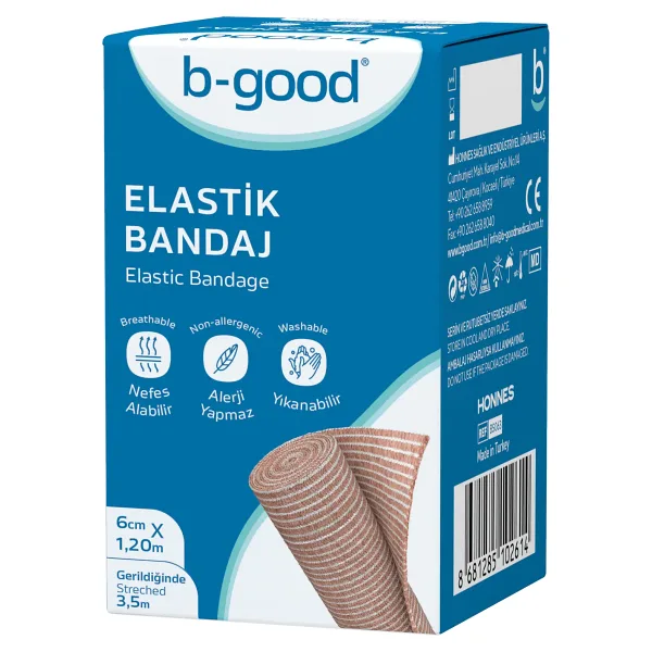 B-Good 6cm x 3.5m Elastik Bandaj