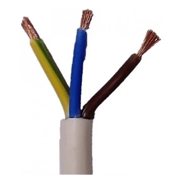 Bakır Kablo Seyyar Kablosu 10 Metre Ttr Kablo 3X1.5 mm (Bakır)