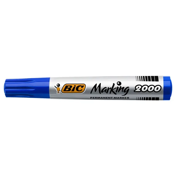 Bic 2000 Yuvarlak Uç Mavi Permanent Marker Kalem