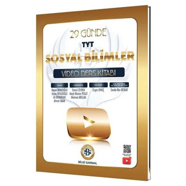 Bilgi Sarmal Yayınları TYT Sosyal Bilimler 29 Günde Video Ders Kitabı