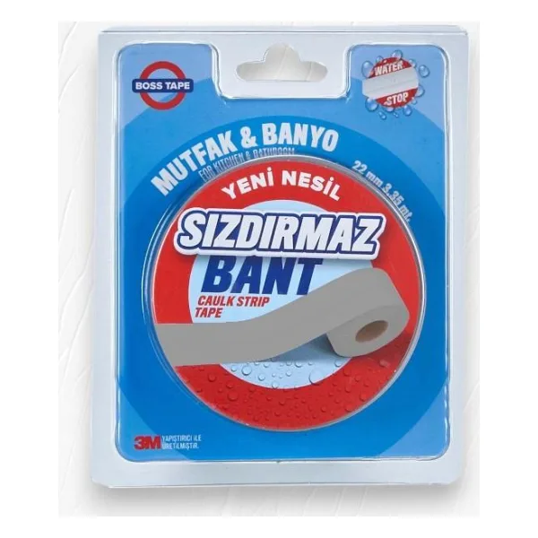 Boss Tape Banyo ve Mutfak Sızdırmazlık Bandı 22mm-3,35mt