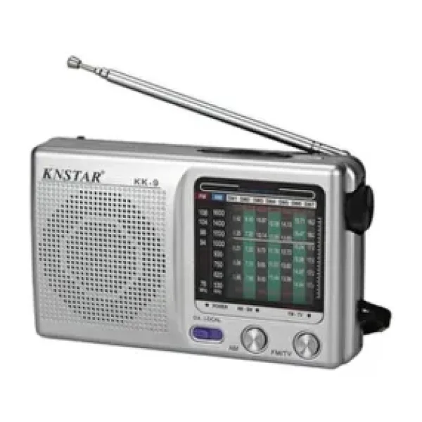 BY A.D.M KK9 Tüm Bant Taşınabilir Radyo Çok Fonksiyonlu Mini Radyo FM