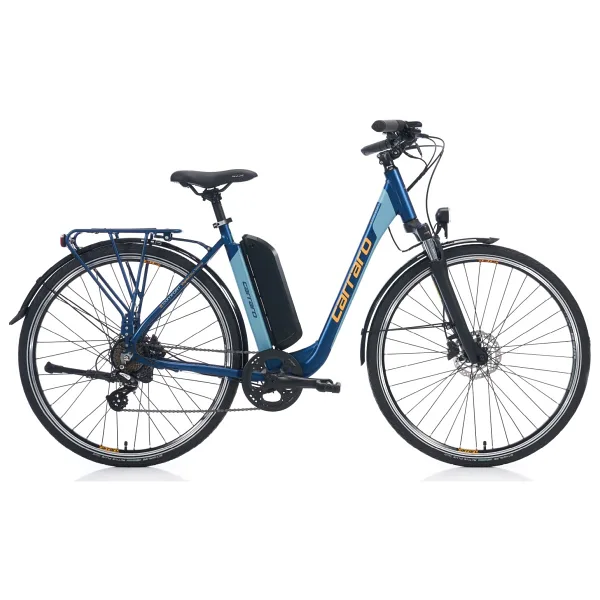 Carraro Ecomfort 2.1 250 W Mavi-Turuncu Elektrikli Bisiklet