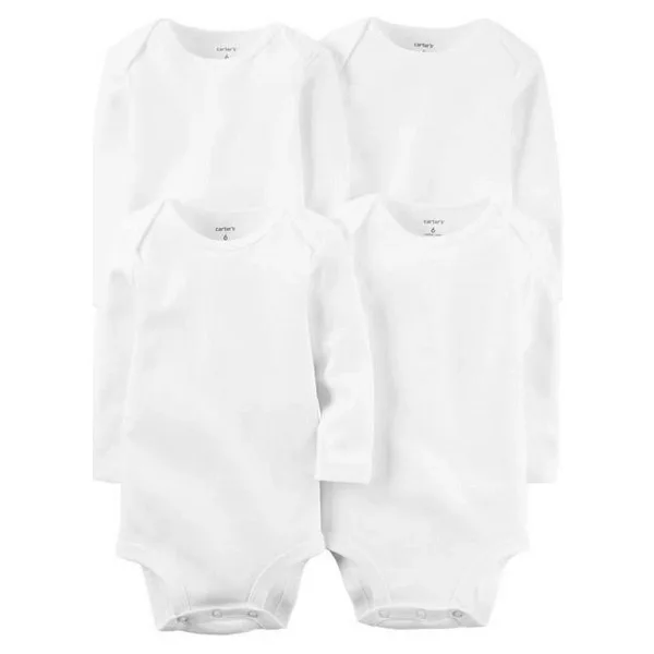 Carters 1L930610 Uzun Kollu 4'lü Bebek Body Set