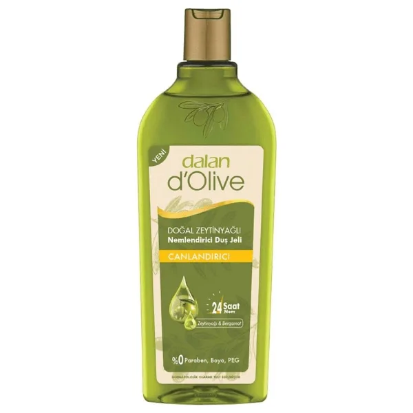 Dalan Dolive Zeytinyağlı Canlandırıcı Duş Jeli 400 ml 24 Saat Nemlendirme Etkisiyle
