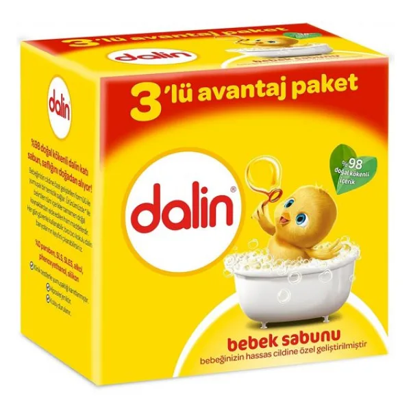 Dalin Klasik Bebek Sabunu 3x100 gr 5 Adet