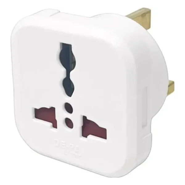 Depa 11108-UK Topraklı İngiliz Erkek Universal Priz Dönüştürücü - G Tipi Unıversal Çevirici Adaptör