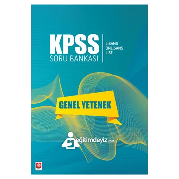 Ekin KPSS Soru Bankası Genel Yetenek
