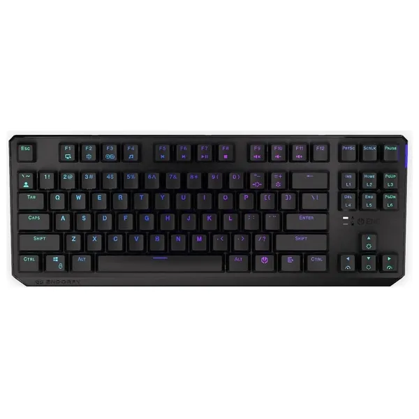 Endorfy Thock EY5A080 RGB TKL Kailh Box Red Switch Kablolu/Kablosuz Mekanik Oyuncu Klavyesi