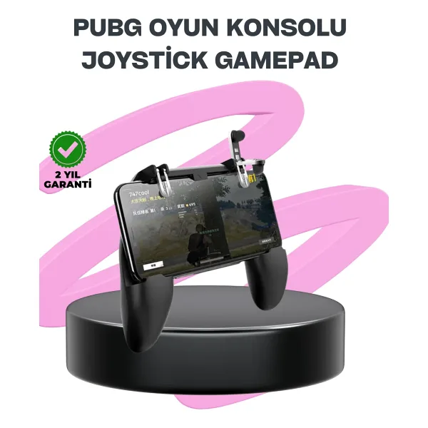 Epilons Pubg Mobile Için Tetikleyicili Joystickli Telefon Gamepadi