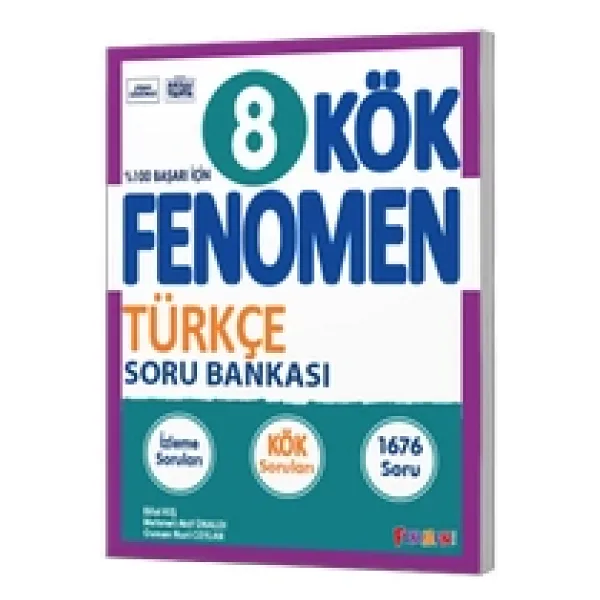Fenomen Okul Yayınları 8. Sınıf LGS Türkçe Kök Soru Bankası