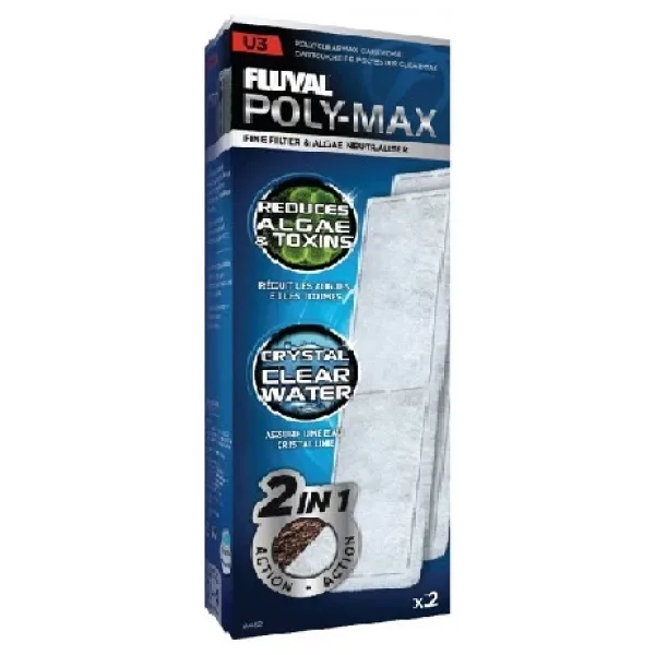 Fluval U3 Filtre Clearmax Kartuş, 2 Li Paket