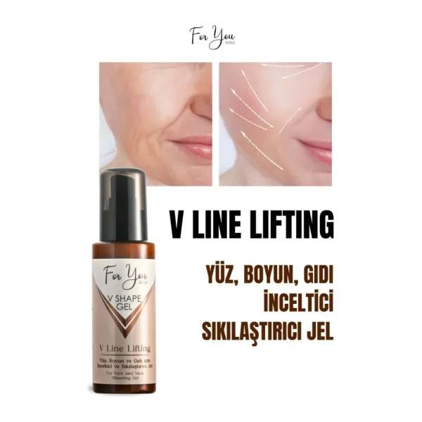 For You Gold Yüz, Boyun, Çene Ve Gıdı Için Incelmeye Yardımcı, Sıkılaştırıcı Ve Şekillendirici Slim Jel