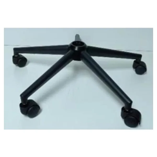 Full Reyon Metal Siyah Konik Lüx Yıldız Ayak + 5 Tekerlek
