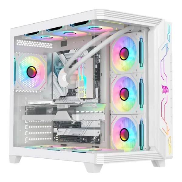 Gameagle Storm Bilgisayar Kasası / 850W + 80 Power / 360 Mm Sıvı Soğutma Dereceli (Beyaz)