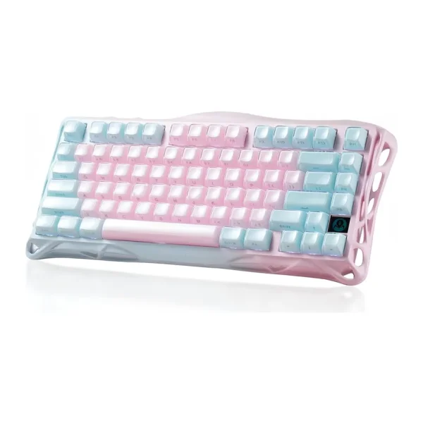 GravaStar Mercury K1 Lite Lumen Rose RGB %75 TKL Custom Linear Switch Kablolu/Kablosuz Mekanik Oyuncu Klavyesi