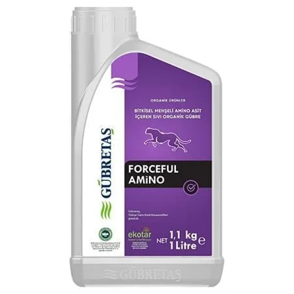 Gübretaş Bitkisel Meşeli Amino Asit Içeren Sıvı Organik Forceful Amino - 1lt