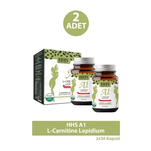 Hhs A1 L-Carnitine Lepidium 30 Kapsül 2 Adet