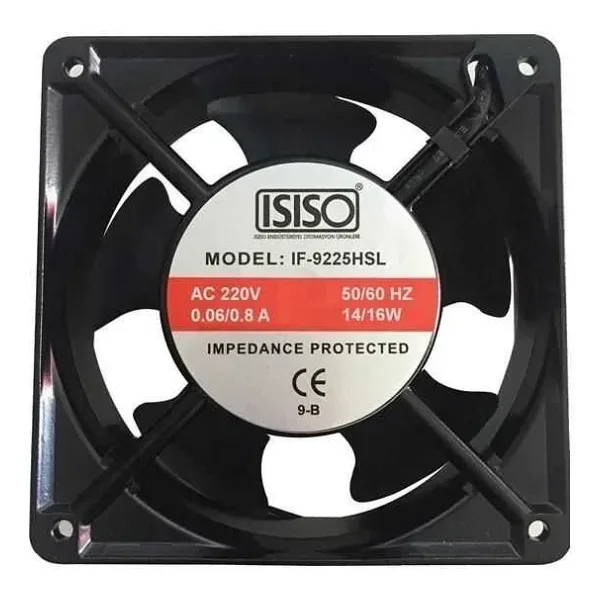 IF-9225HSL 220VAC Metal Fan 92x92x25mm