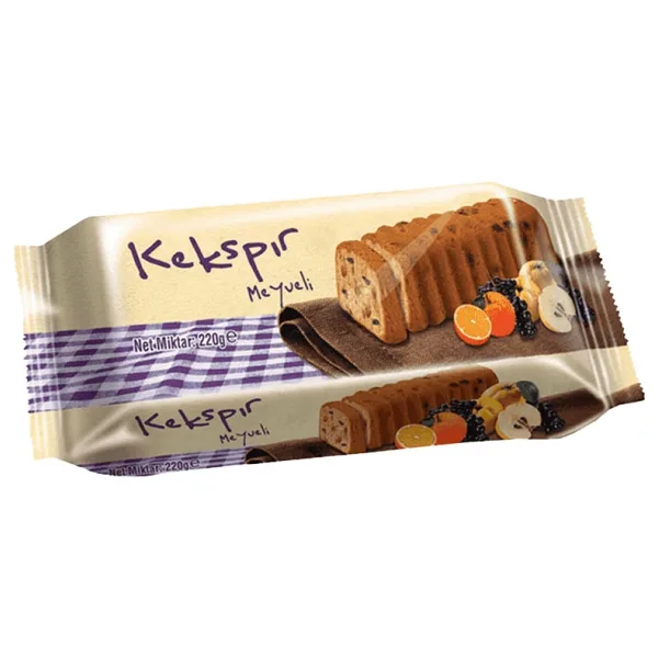 Kekspır 220 gr Kek Meyveli