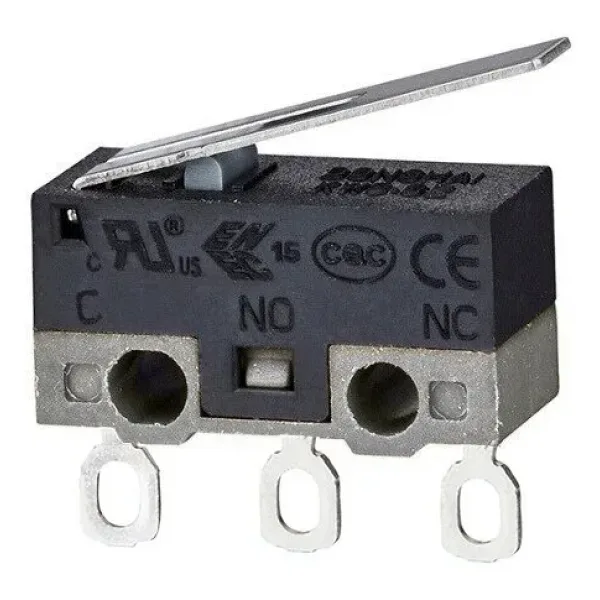 KW5-OZ-1312L1-B SPDT NO+NC 3-Pin Micro Switch