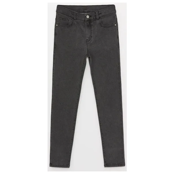 Lcw Kids Antrasit Beli Ayarlanabilir Lastikli Erkek Çocuk Jean Pantolon