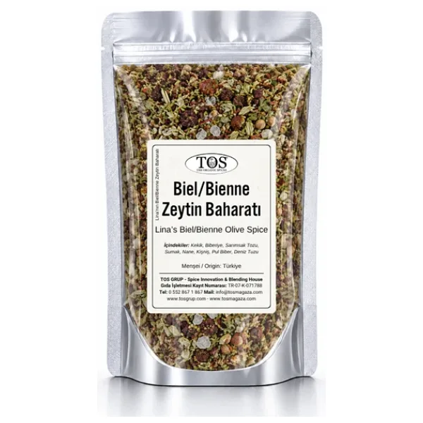 Lina'nın Biel/Bienne Zeytin Baharatı 100 gr Lina's Biel/Bienne Olive Spice
