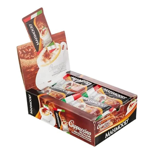 Mahmood Cappuccino Çikolata Parçacıklı (25 Gr x 20 Adet)