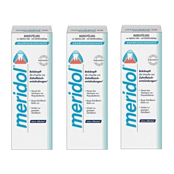 Meridol Diş Eti Bakım 400 ml 3 Adet Gargara