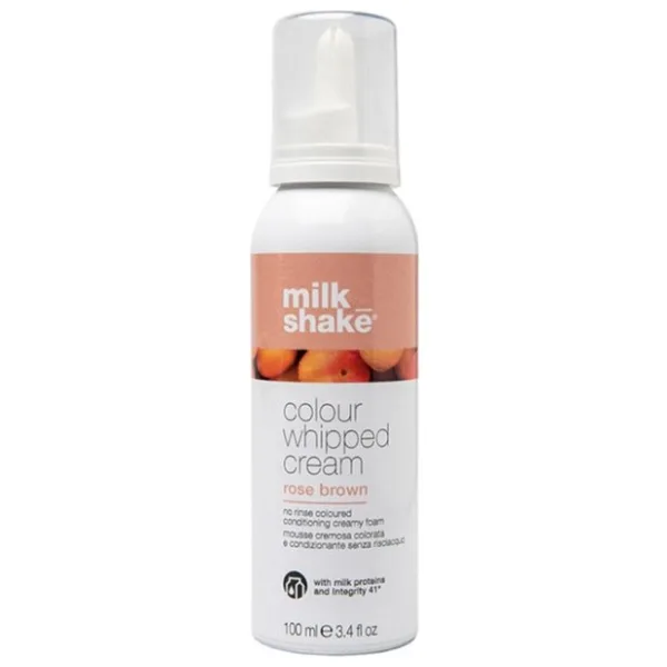 milk_shake Renkli Durulanmayan Koruyucu Kremsi Köpük 100 ml Rose Brown