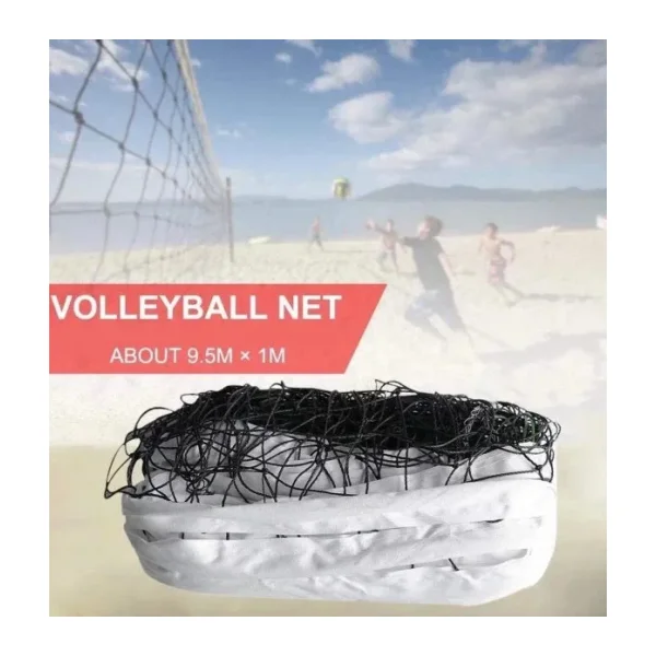 Mrt Mrt 9.5 Metre Taşınabilir Pratik Ve Profesyonel Voleybol Filesi Beach&Okul&Sahil&Otel Tipi