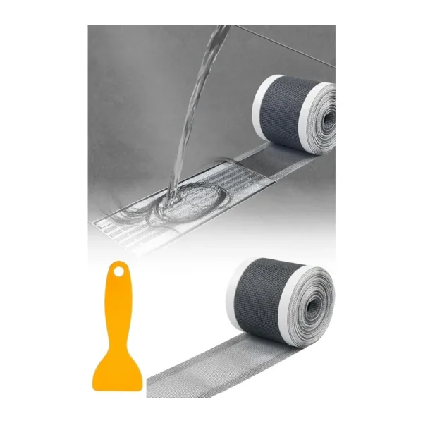 Mucit Home 10 Cm 4 Metre Çok Amaçlı Gider Süzgeci Sineklik Tamir Kiti Saç Kıl Tüy Tutucu