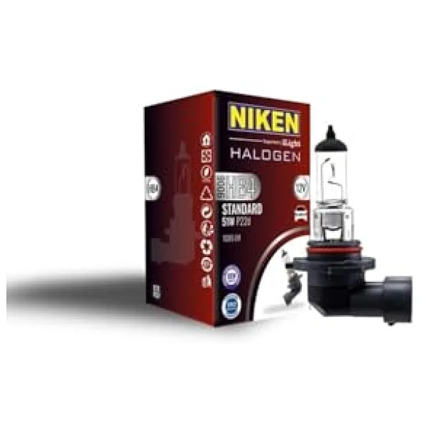 NIKEN Ampul NIKEN 12V 9006 (Hb4) 51W Halojen P22D NKN 062 001 01 17
