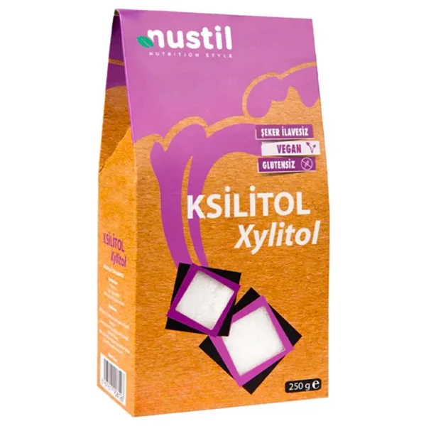 Nustil Ksilitol Xylitol 250 gr Doğal Tatlandırıcı